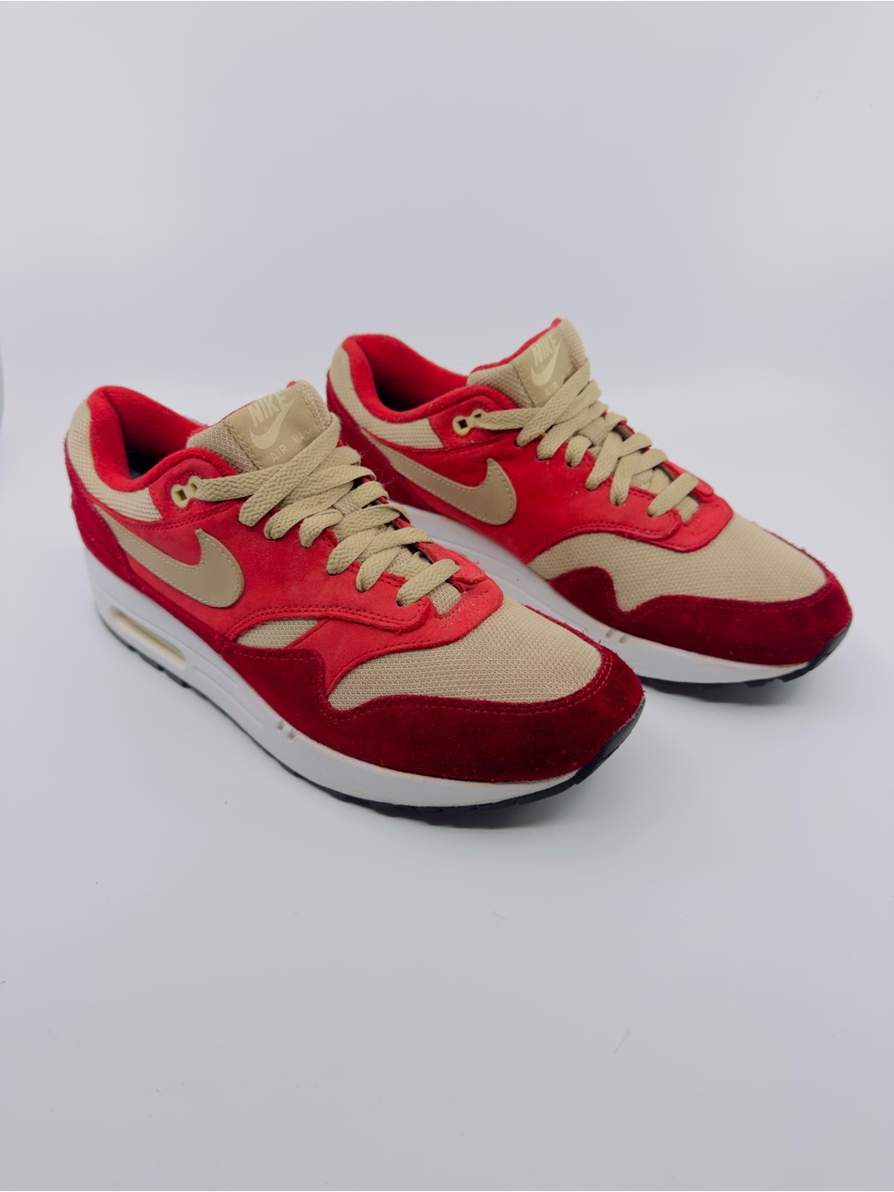 Nike Air Max 1 Premium Retro 'Red Curry” SZ 8.5 - Picture 1 of 10